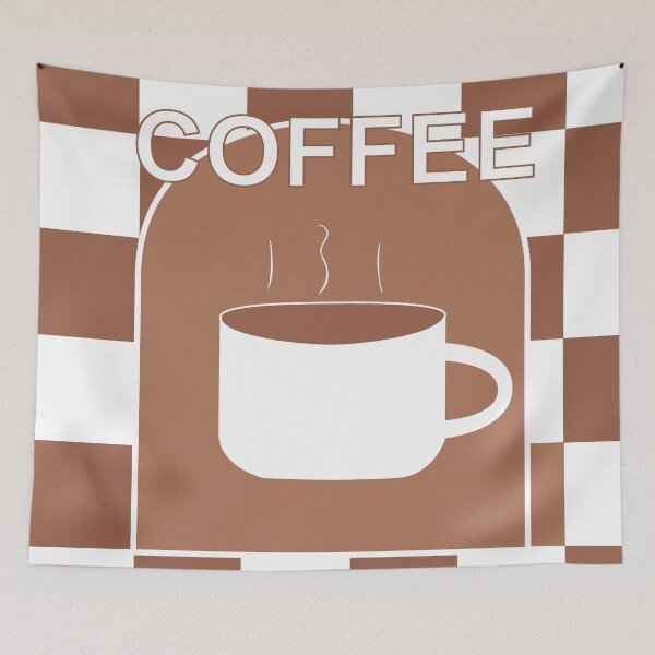 Artikelvorschau, Minimalistisches Bogendesign für Kaffeeliebhaber – Retro-Café-Ästhetik entworfen und verkauft von ruchikadesigns.
