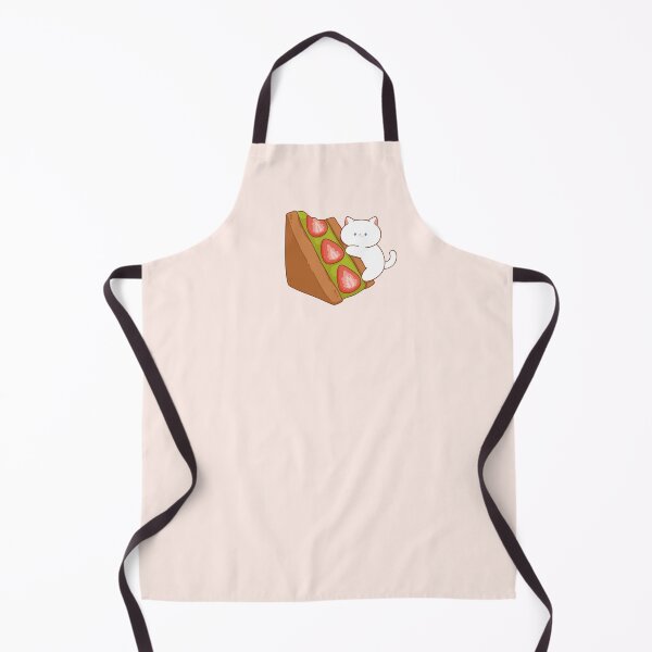 Item preview, Cat with Matcha Fruits Sandwich designed and sold by salposi.