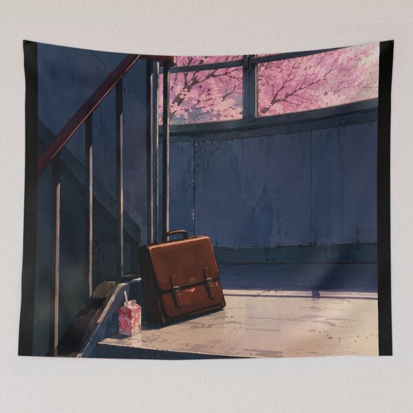 Item preview, Stairwell Solitude - Old-School Anime Aesthetic designed and sold by bapupa.