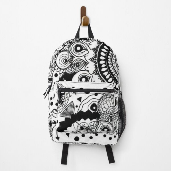 Item preview, Black and White Floral Mandala designed and sold by RAISC.