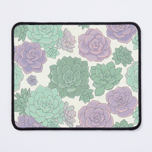 Item preview, Pastel Echeveria Succulent Pattern designed and sold by Owcomm.