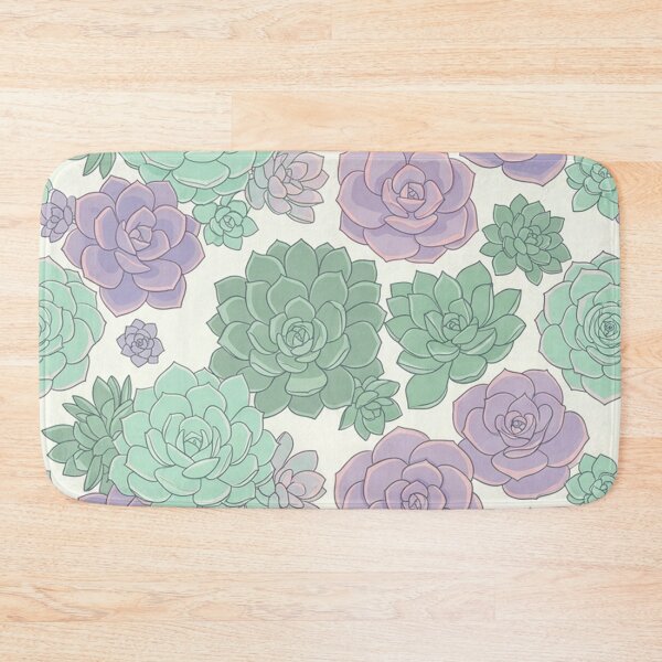Item preview, Pastel Echeveria Succulent Pattern designed and sold by Owcomm.