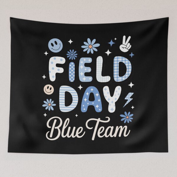 Item preview, Field Day Blue Team for Teacher Kids Field Day Games designed and sold by SapfireStuArt.