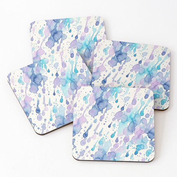 Item preview, Watercolor Splash Pattern in Blue and Purple designed and sold by Owcomm.