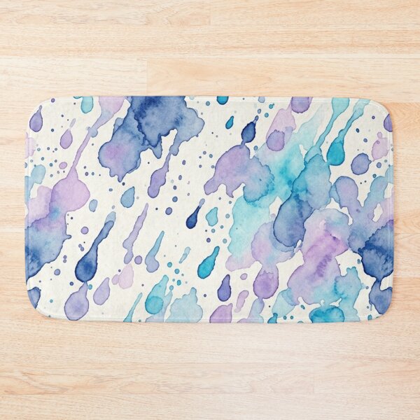 Item preview, Watercolor Splash Pattern in Blue and Purple designed and sold by Owcomm.