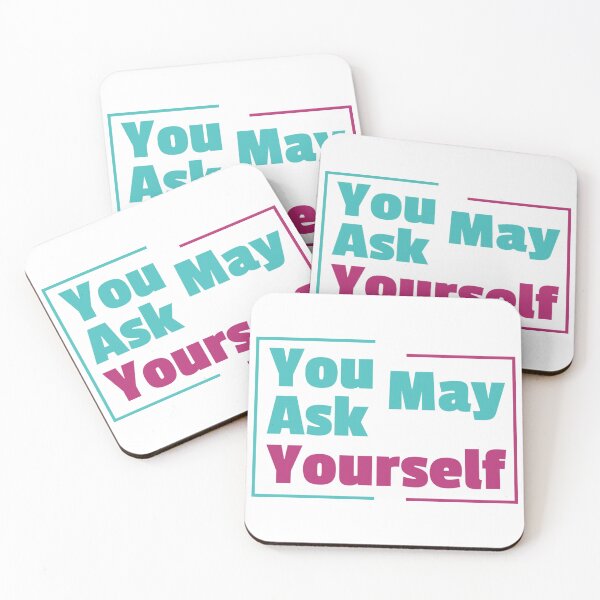 Item preview, You May Ask Yourself Motivational Typography Design designed and sold by PixelParinda.