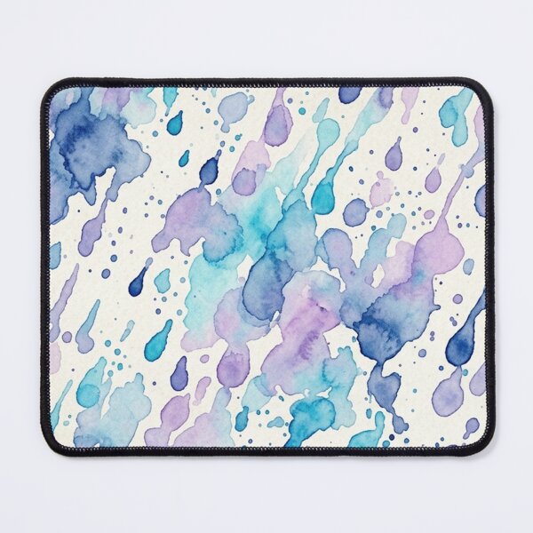 Item preview, Dreamy Watercolor Splatters in Blue and Purple designed and sold by Owcomm.