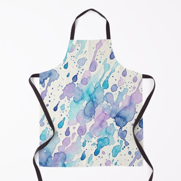 Item preview, Dreamy Watercolor Splatters in Blue and Purple designed and sold by Owcomm.