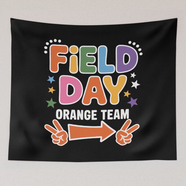 Item preview, Field Day Orange Team for Teacher Kids Field Day Games designed and sold by SapfireStuArt.