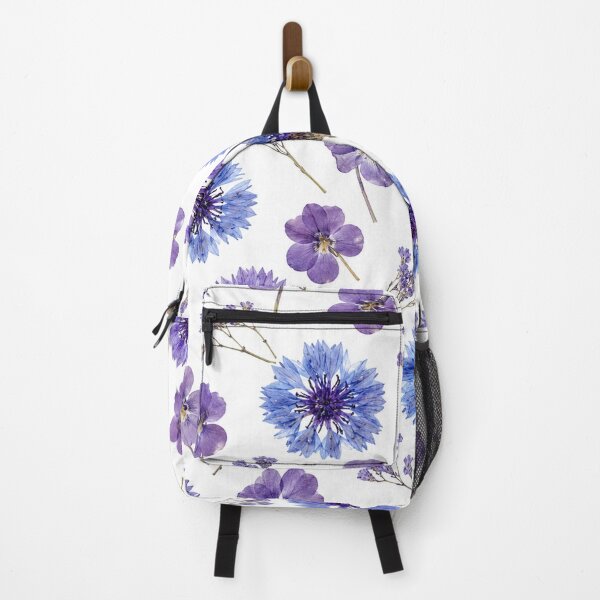 Item preview, Pressed Blue and Purple Wildflower Meadow Pattern designed and sold by Owcomm.