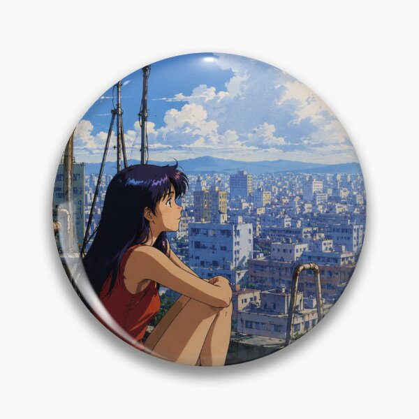 Item preview, Overgrown Rooftop - Retro Anime Aesthetic designed and sold by bapupa.
