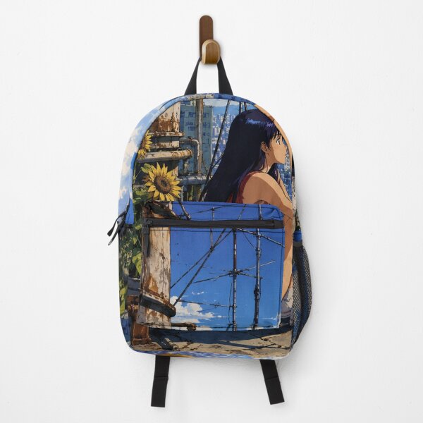 Item preview, Overgrown Rooftop - Retro Anime Aesthetic designed and sold by bapupa.
