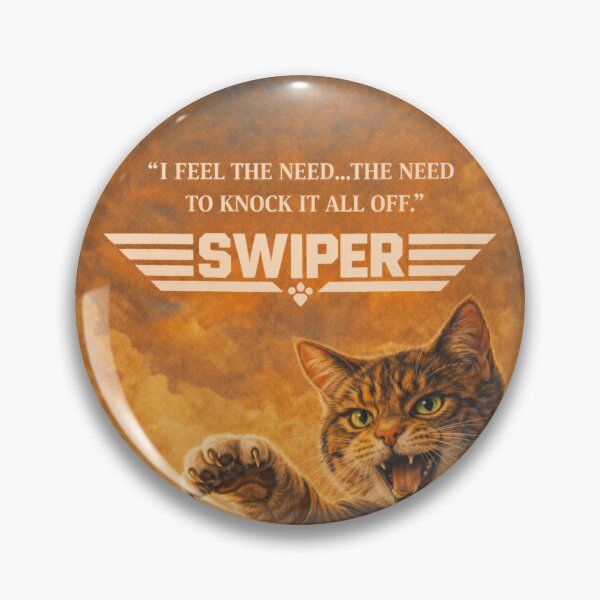 Item preview, top cat swiper designed and sold by Pop, Culture and Stuff.
