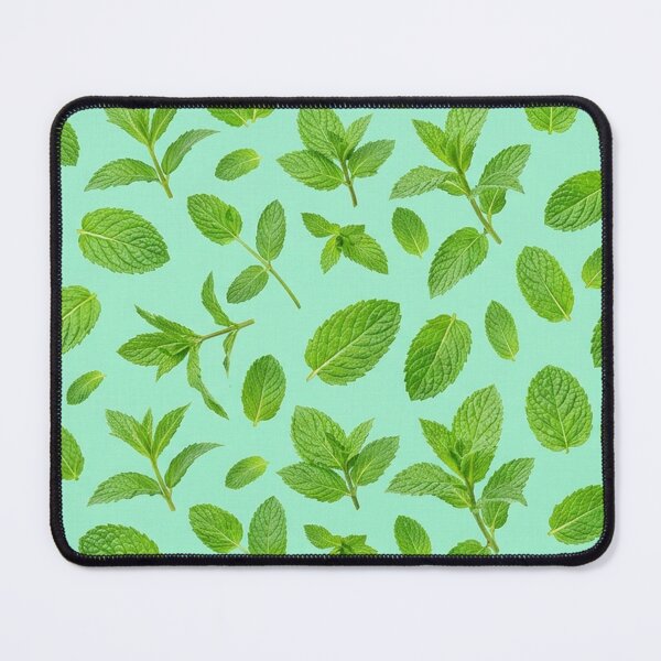 Item preview, Fresh Mint Leaves Pattern designed and sold by Owcomm.