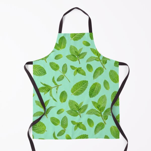 Item preview, Fresh Mint Leaves Pattern designed and sold by Owcomm.