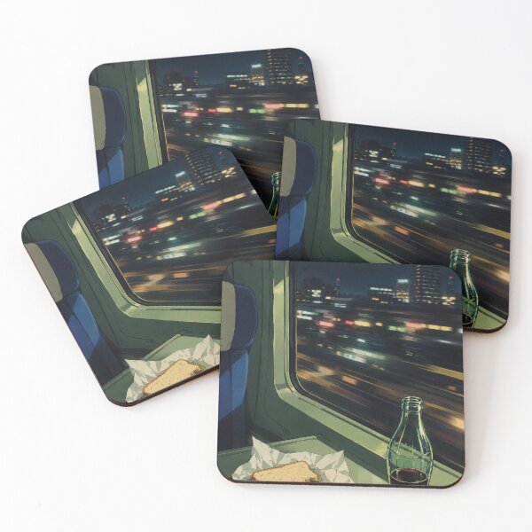 Item preview, The Midnight Train - Retro Anime Aesthetic designed and sold by bapupa.