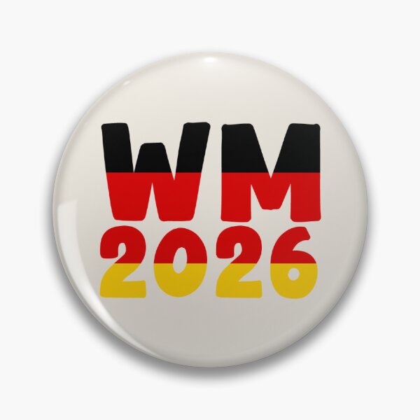 Artikelvorschau, Germany WM 2026 Sticker, Germany flag, Deutschland WM 2026, Germany inspired supporter gift entworfen und verkauft von re-make-.
