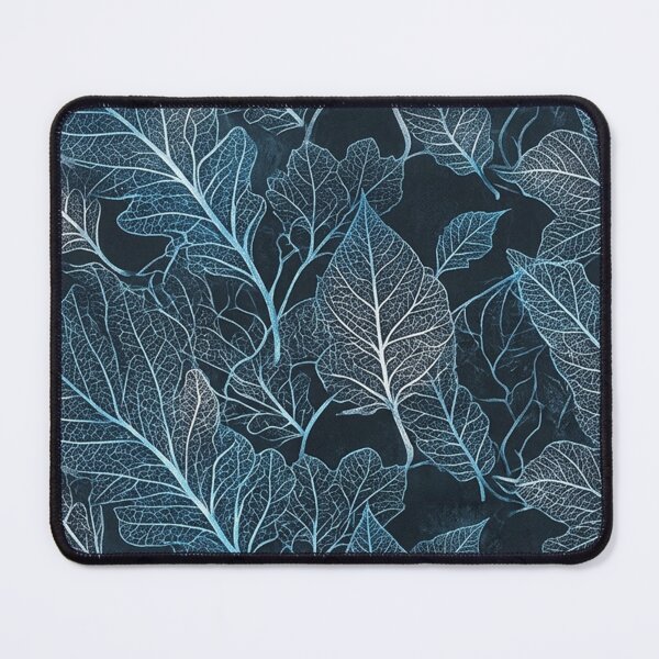 Item preview, Blue Skeleton Leaves Pattern designed and sold by Owcomm.