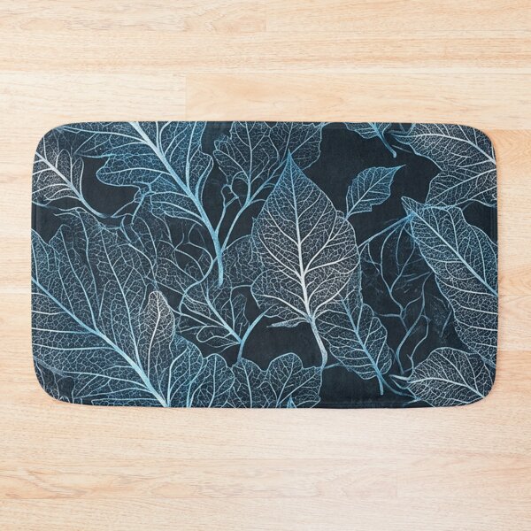 Item preview, Blue Skeleton Leaves Pattern designed and sold by Owcomm.