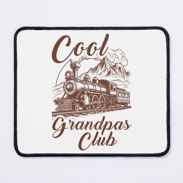 Item preview, Cool Grandpas Club Vintage Mountain Locomotive designed and sold by Dmetalx Art Apparel.