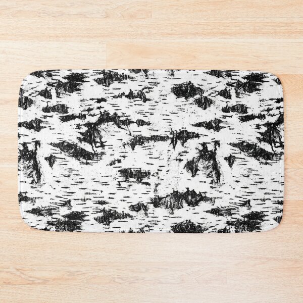 Item preview, Birch Tree Bark Texture Monochrome Pattern designed and sold by Owcomm.