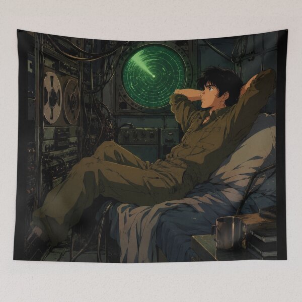 Item preview, Circuit Board Nook - Retro Sci-Fi Anime Aesthetic designed and sold by bapupa.