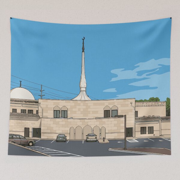 Item preview, Illustration of the San Diego mosque - Islamic architecture designed and sold by Wolagno.