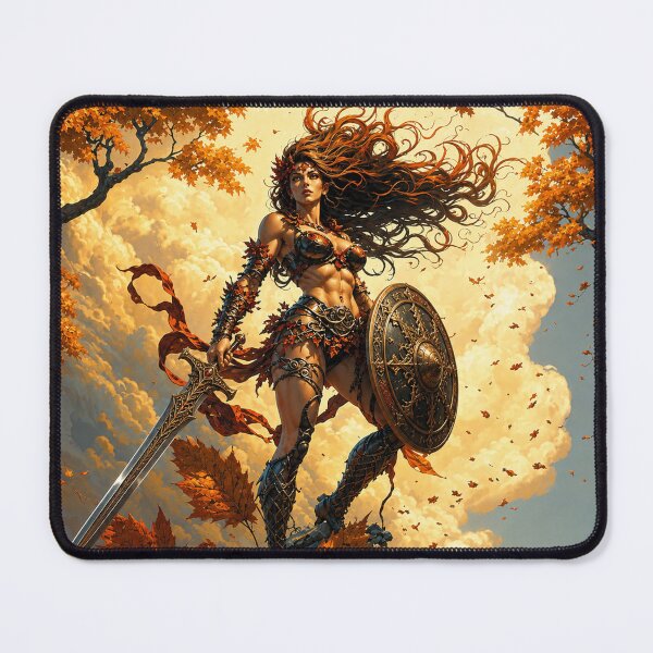 Item preview, Warrior in the autumn forest designed and sold by R3g3nerator.
