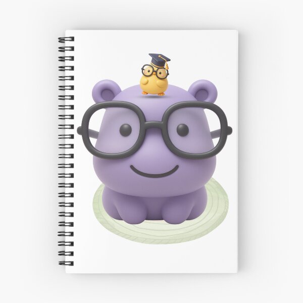 Item preview, Smart Hippo and Bird Illustration designed and sold by Agnisherl.