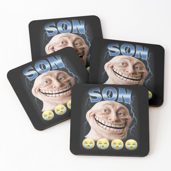 Item preview, Crying Son Meme Realistic Troll Face designed and sold by elderberry.