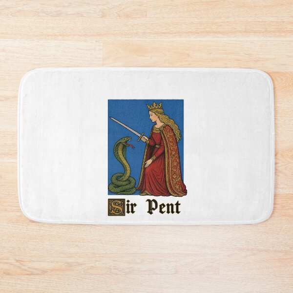 Item preview, Sir Pent Medieval Snake Pun designed and sold by elderberry.