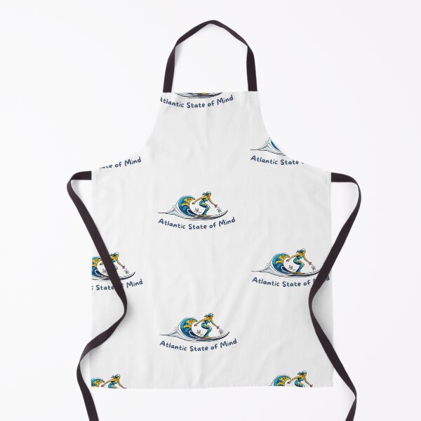 Item preview, Atlantic State of Mind — Surfer Girl Wave Art | Women Surf Culture designed and sold by lapinu.