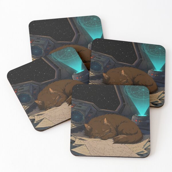 Item preview, The Feline Copilot - Retro Sci-Fi Anime Aesthetic designed and sold by bapupa.