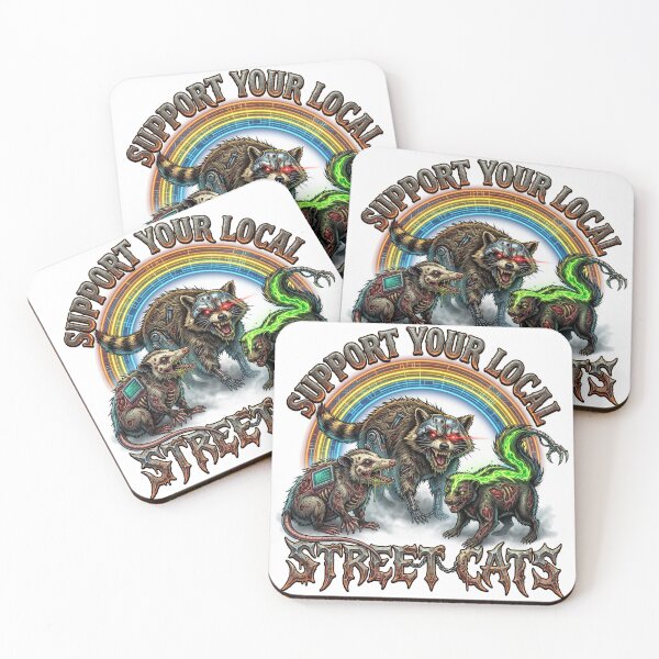 Item preview, Street Cats Sticker designed and sold by SignalStatic.