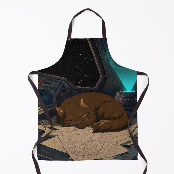 Item preview, The Feline Copilot - Retro Sci-Fi Anime Aesthetic designed and sold by bapupa.