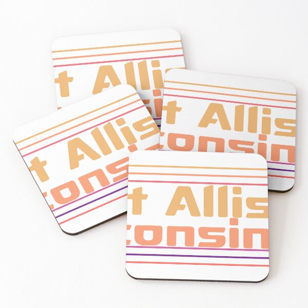 Item preview, West Allis Wisconsin City Marked On Map designed and sold by TheIconSmith.