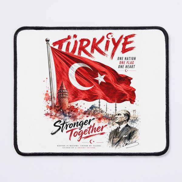 Item preview, Proud Spirit of Türkiye – Stronger Together designed and sold by Countries&Cities Shop.