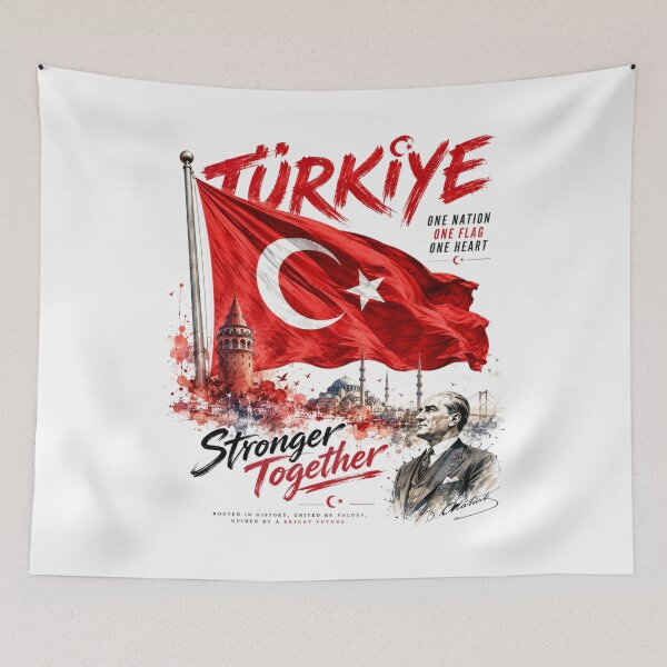 Item preview, Proud Spirit of Türkiye – Stronger Together designed and sold by Countries&Cities Shop.