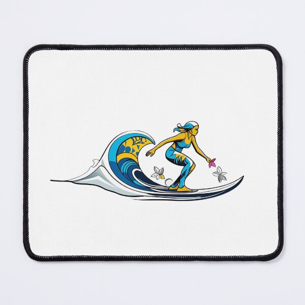 Item preview, Atlantic State of Mind — Surfer Girl Wave Art | Women Surf Culture 2 designed and sold by lapinu.