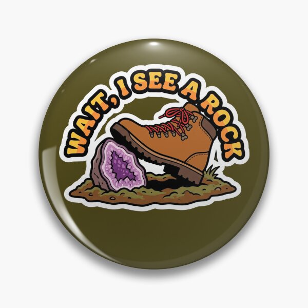 Item preview, Wait I See A Rock - Funny Geologist & Rockhound Humor designed and sold by quackynaut.