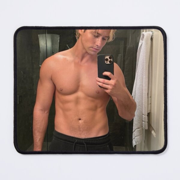 Item preview, Aesthetic Off Campus Hockey Dean Dilaurentis Mirror Pic Shirtless Abs designed and sold by tracynguyen23.