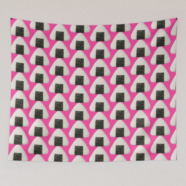 Item preview, Onigiri - Japanese Rice Ball （pink） designed and sold by SaoriJapanBy.