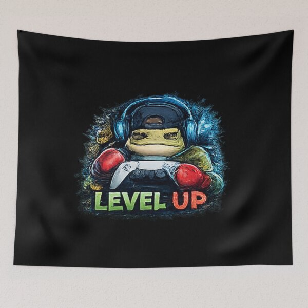 Item preview, Level Up – Frog Fighter Gamer designed and sold by Hobby-up.