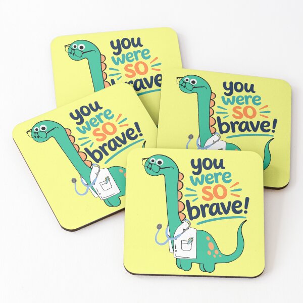 Item preview, You Were So Brave Dino Doctor - Brave Kids Reward Gift for Doctor Visits designed and sold by karolaart.