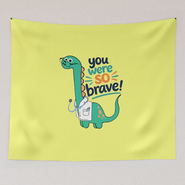 Item preview, You Were So Brave Dino Doctor - Brave Kids Reward Gift for Doctor Visits designed and sold by karolaart.