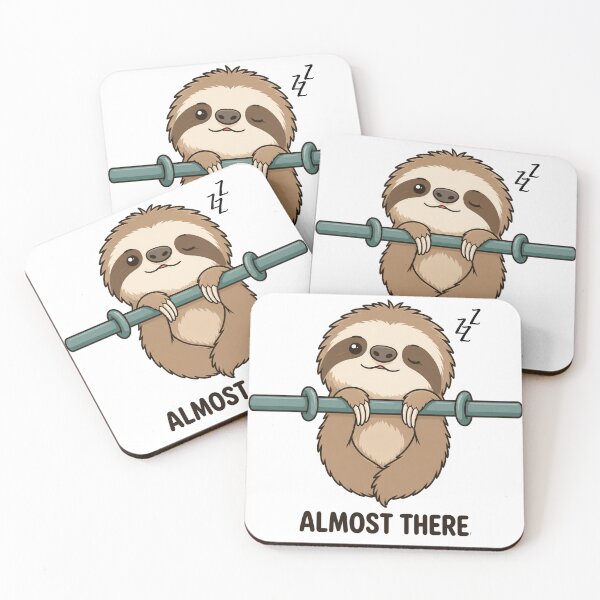 Item preview, Cute Sloth Almost There Funny Lazy Sloth Design designed and sold by Maryna_Reine.