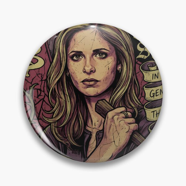 Item preview, Buffy the Vampire Slayer Retro Wave Style designed and sold by Senpaiwaves.