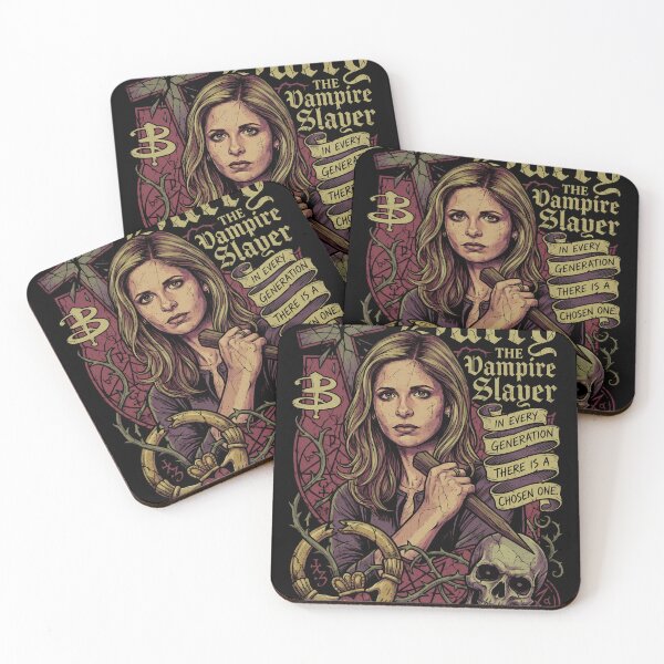 Item preview, Buffy the Vampire Slayer Retro Wave Style designed and sold by Senpaiwaves.