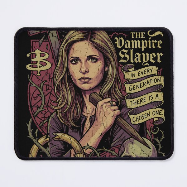 Item preview, Buffy the Vampire Slayer Retro Wave Style designed and sold by Senpaiwaves.