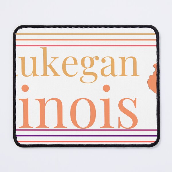 Item preview, Waukegan Illinois City Marked On Map designed and sold by TheIconSmith.